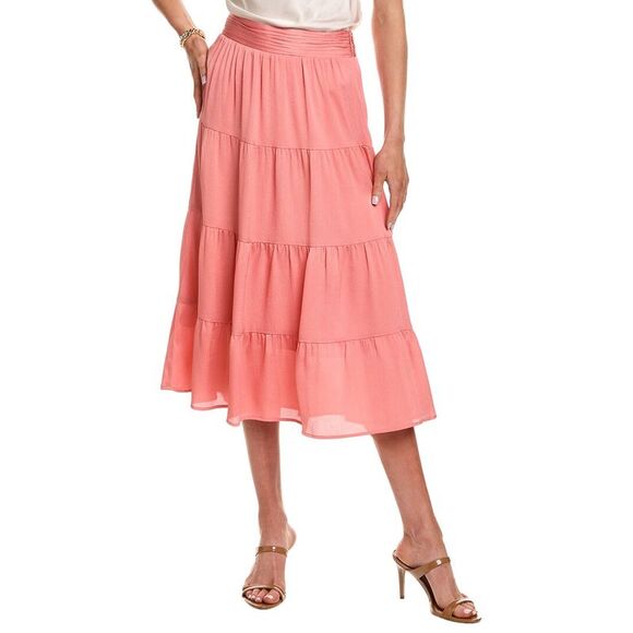Ba&Sh Womens  Midi Skirt, Pink - Picture 1 of 3